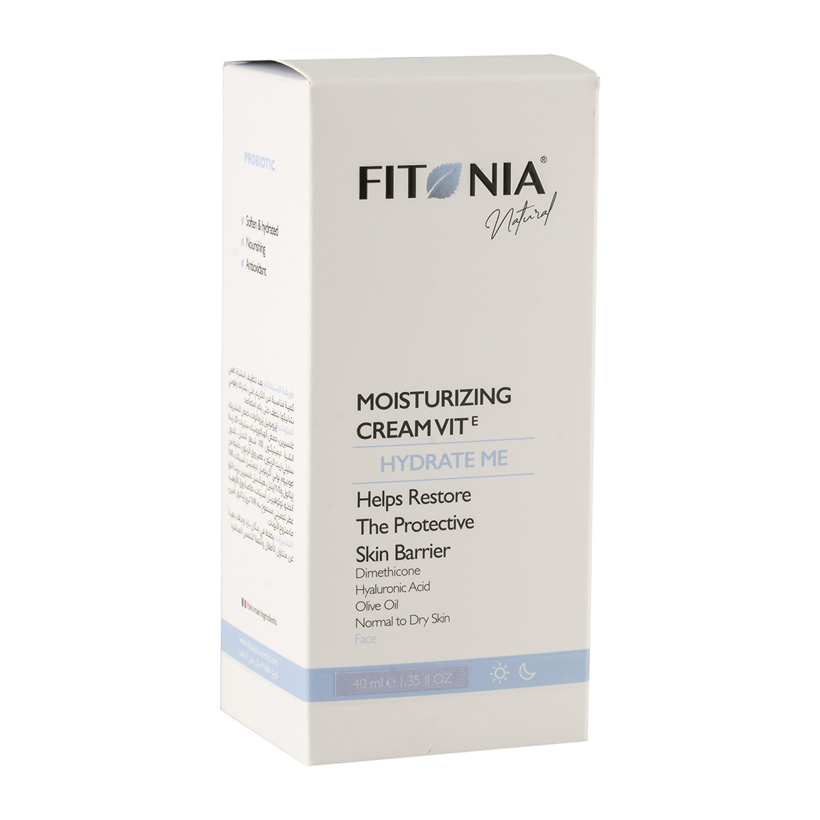 فیتونیا کرم مرطوب کننده ویتامین E مناسب پوست نرمال تا خشک | Fitonia Moisturizing Cream Vit-E Hydrate Me