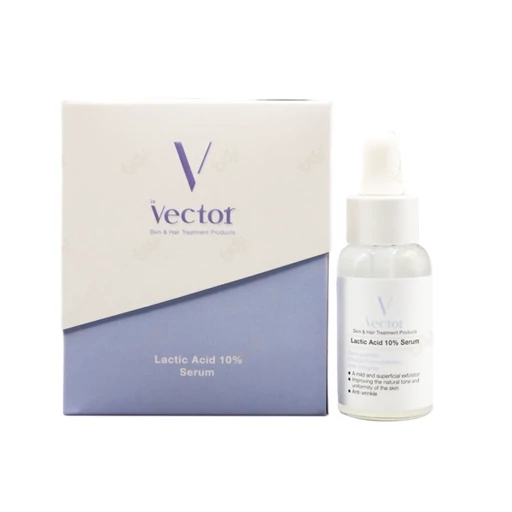 سرم لاکتیک اسید 10 درصد وکتور | Vector lactic acid 10%