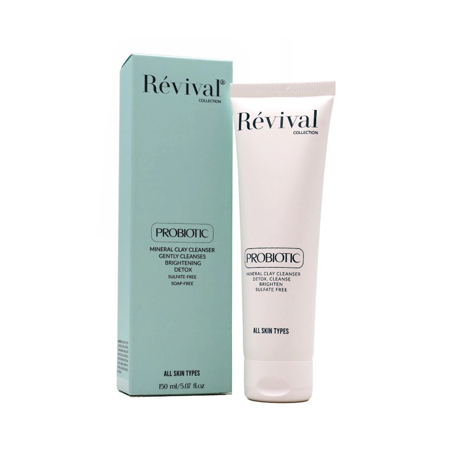 ژل شستشوی صورت کلکسیون مدل پروبیوتیک مناسب برای انواع پوست رویوال | Revival Mineral Clay Cleanser