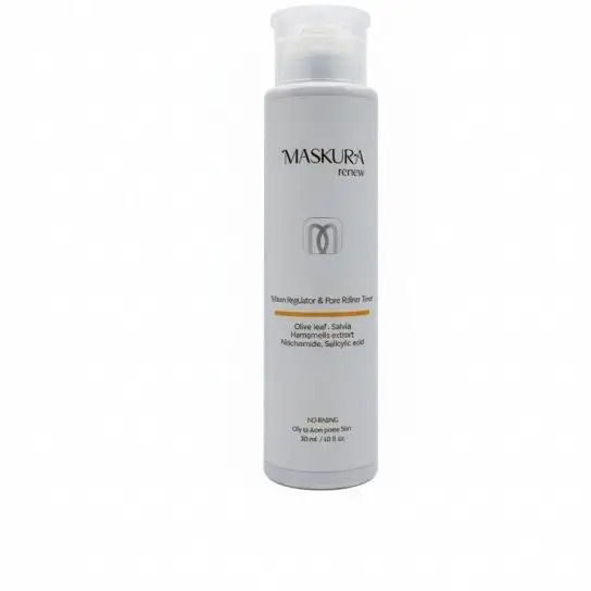 ماسکورا محلول پاک کننده منافذ مناسب پوست چرب | Maskura Sebum Regulator & Pore Refiner Toner