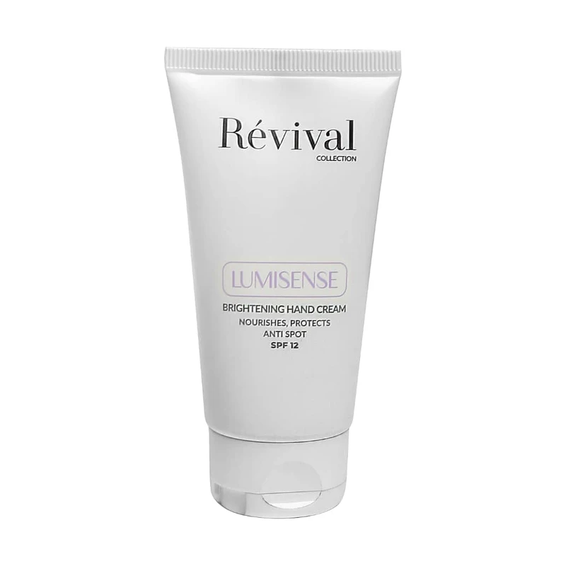 کرم روشن‌کننده spf12 دست مناسب پوست خشک مدل لومیسنس کلکسیون رویوال |  Revival Lumisense Brightening Hand Cream SPF12