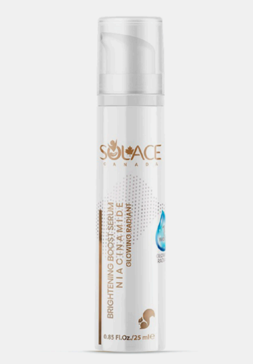 سرم آبرسان و روشن کننده مناسب برای پوست های دارای لک سولس | Solace brightening boost serum