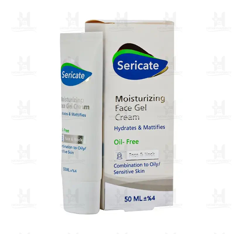 سریکیت ژل کرم مرطوب کننده صورت مناسب پوست چرب و مختلط | Sericate Moisturizing Face Gel Cream