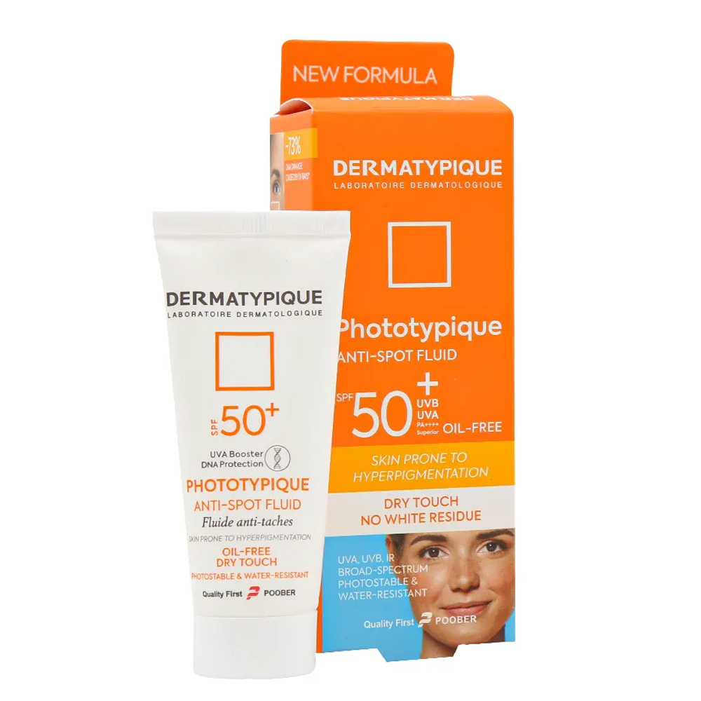 ضدآفتاب فلویید روشن کننده +SPF50 فتوتیپیک درماتیپیک | Dermatypique Sunscreen phototypique Anti Spot Fluid