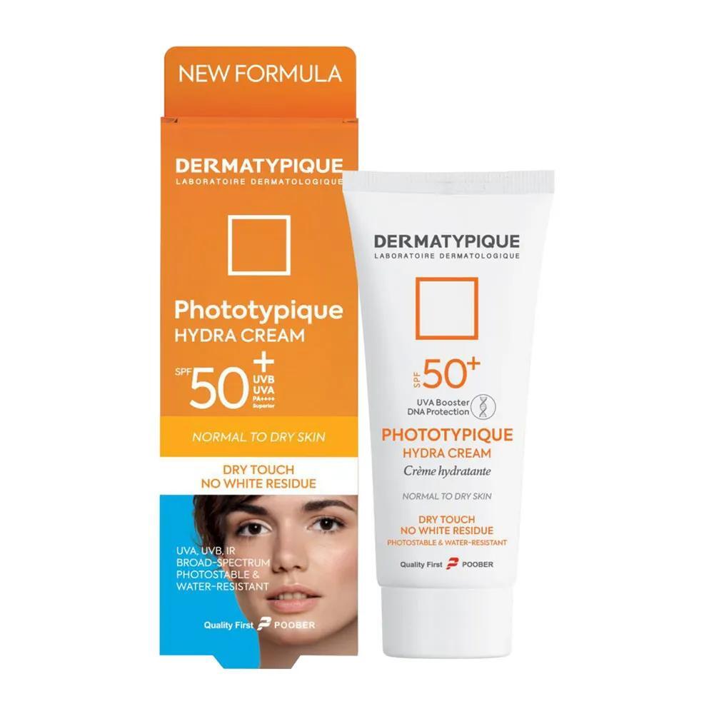 کرم ضد آفتاب بی رنگ فتوتیپیک پوست خشک spf 50 درماتیپیک | Dermatypique SPF50 Phototypique Sunscreen Cream For Normal And Sensitive Skin