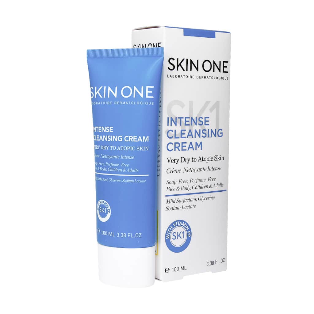 کرم پاک کننده اینتنس صورت و بدن مناسب پوست خیلی خشک تا آتوپیک اسکین وان | Skin One Intense Cleansing Cream Very Dry To Atopic Skin