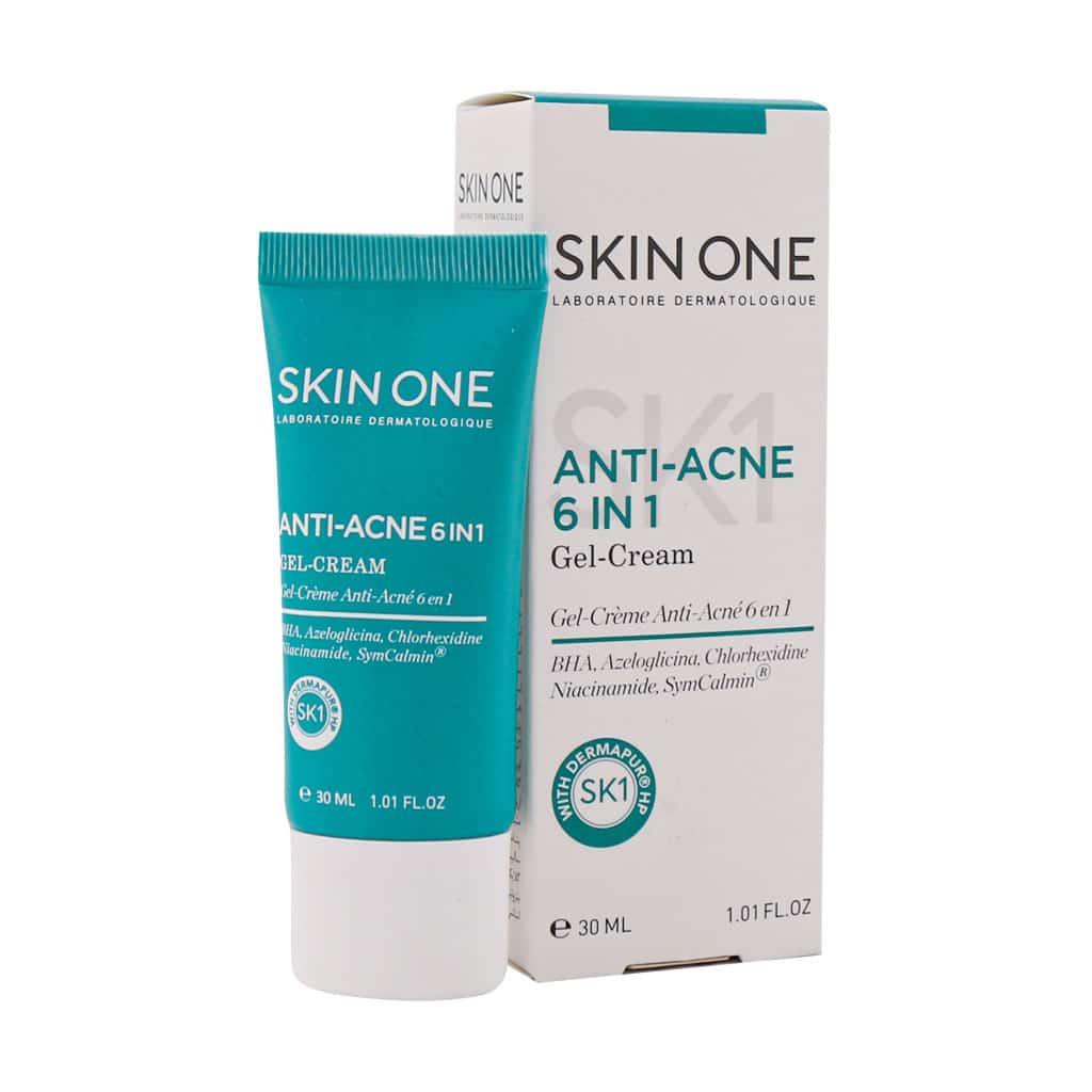 ژل کرم ضد جوش 6 در 1 اسکین وان | Skin One Anti Acne 6 In 1 Gel Cream