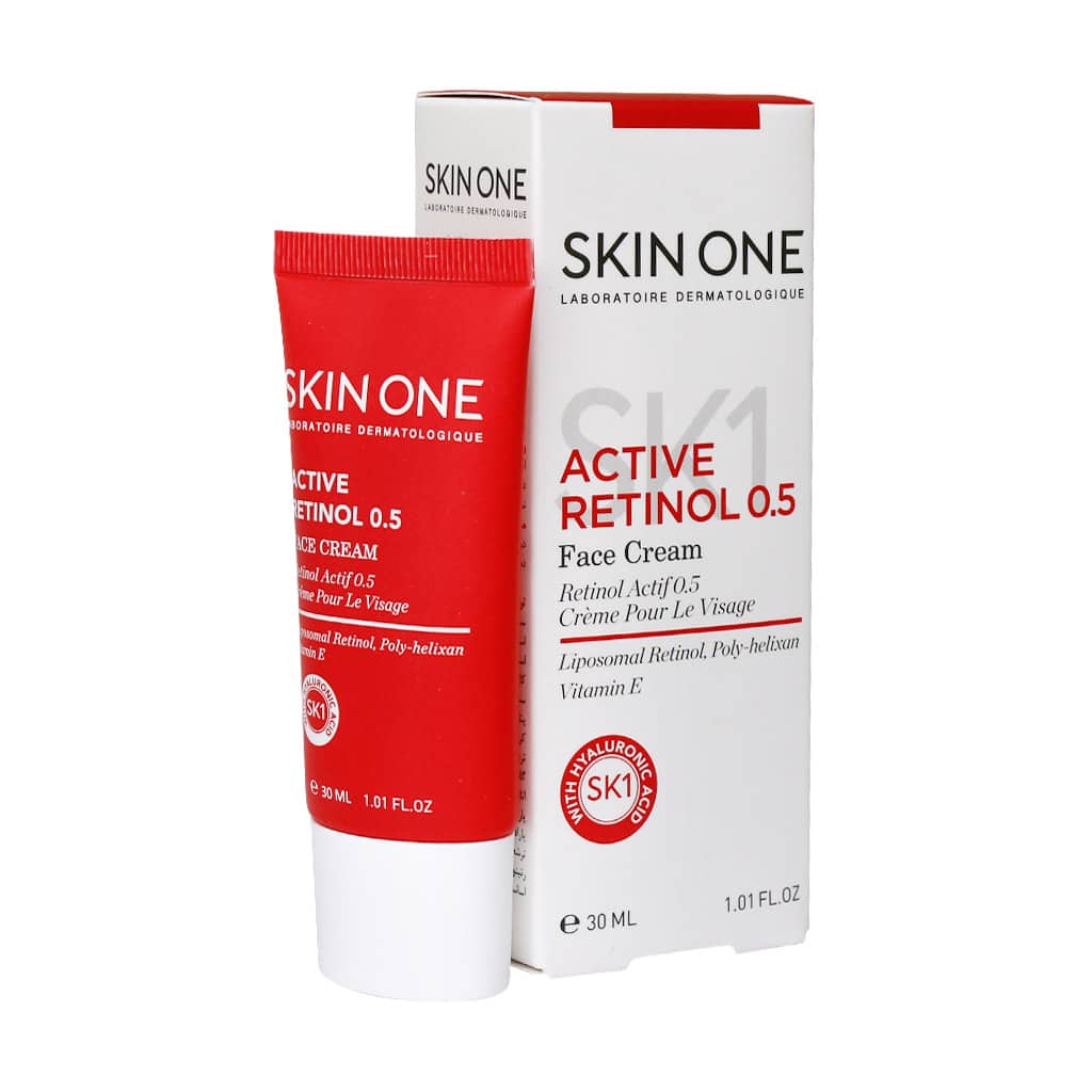 کرم صورت مناسب چروک سطحی پوست اسکین وان |  Skin One Active Retinol 0.5 Face Cream