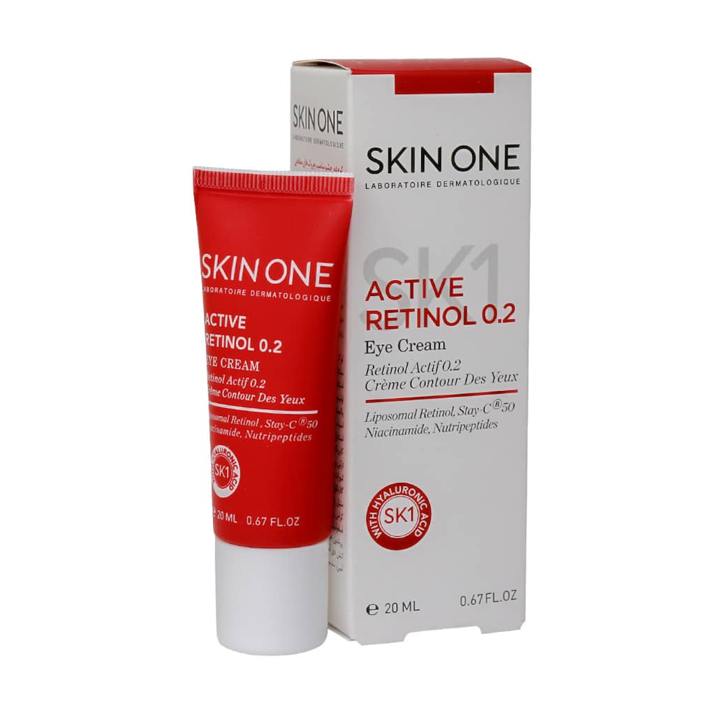کرم دور چشم مناسب چروک های سطحی پوست اسکین وان | Skin One Active Retinol 0.2 Eye Cream