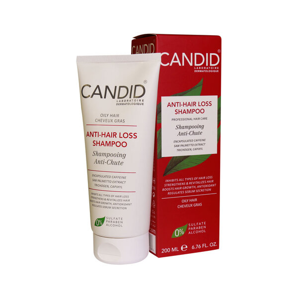 کاندید شامپو مناسب کاهش ریزش موی چرب | Candid Anti-Hair Loss Shampoo for Oily Hair