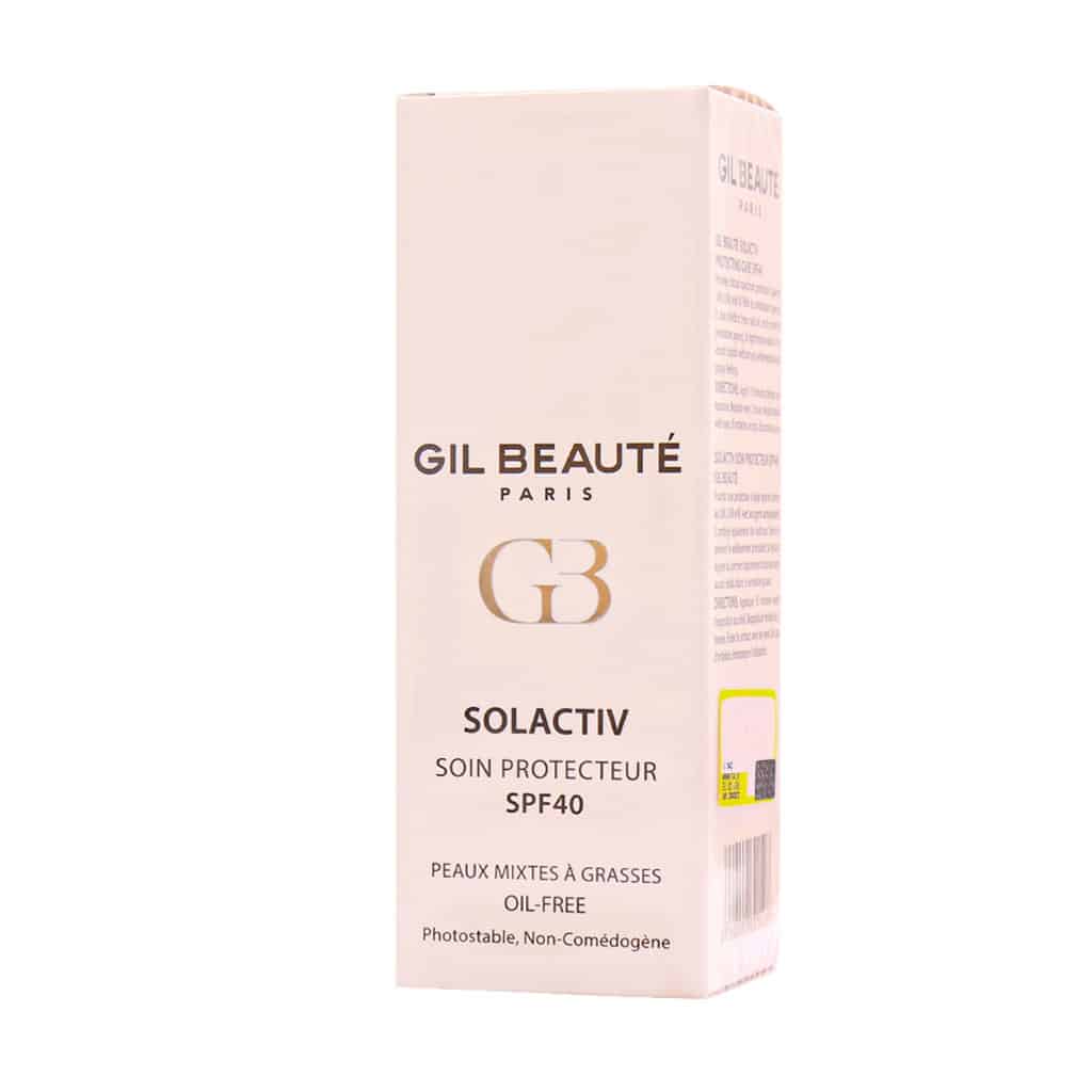 کرم ضد آفتاب سل اکتیو SPF40 مناسب پوست های چرب ژیل بوته | Gil Beaute Solactiv Sunscreen SPF40