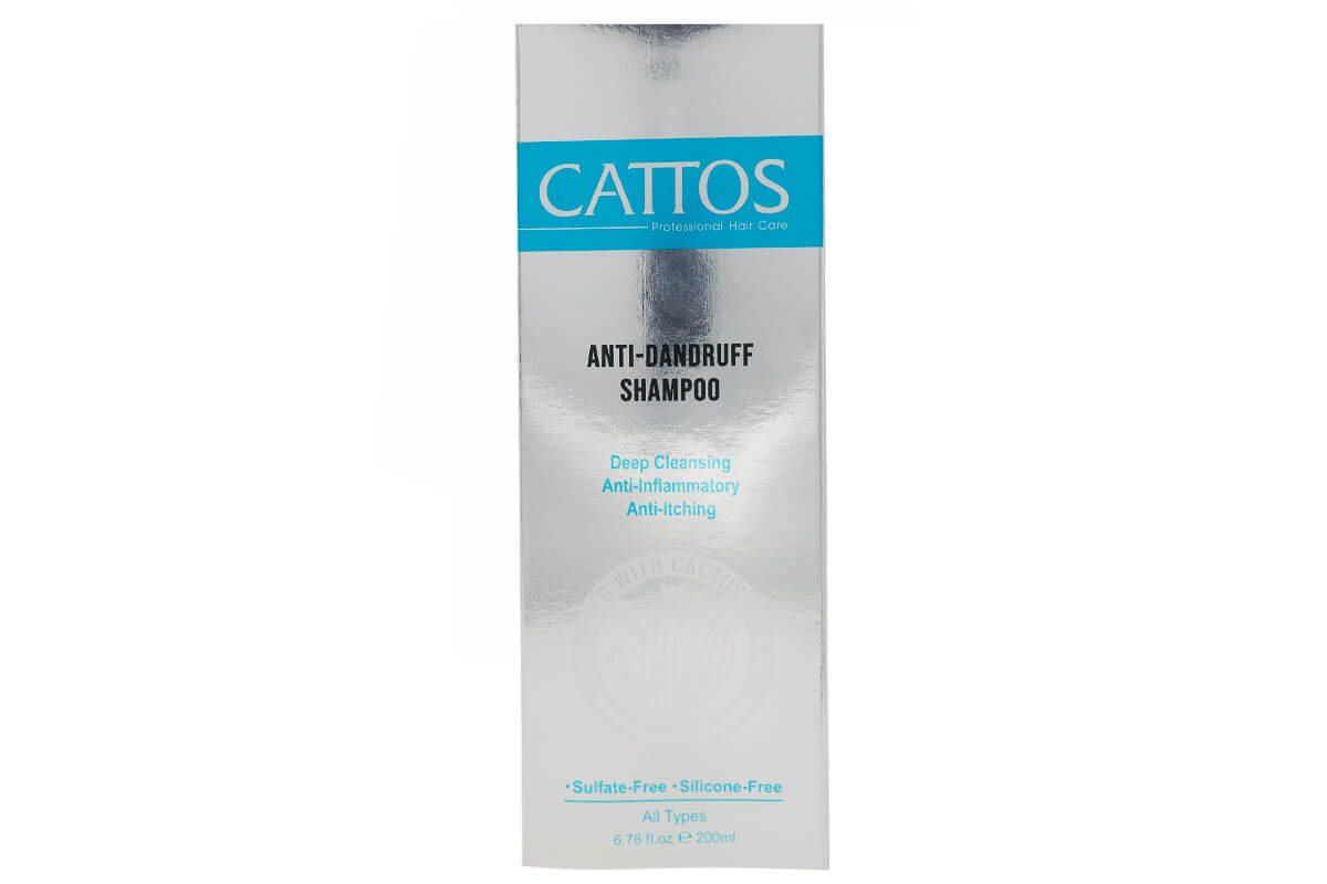 شامپو ضد شوره مو کاتوس مناسب انواع موها | Cattos Anti-Dandruff Shampoo All Hair Types