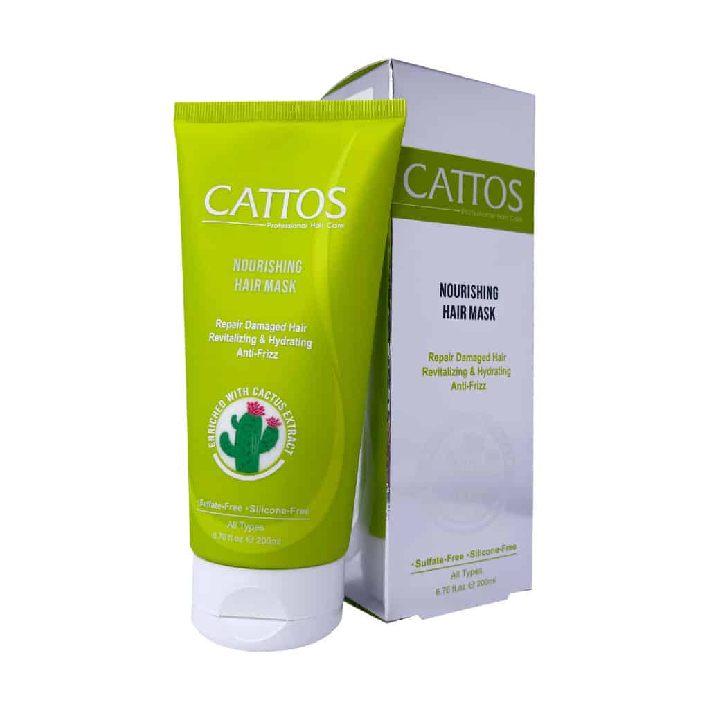 ماسک موی مغذی داخل حمام کاتوس مناسب انواع موها |  Cattos Nourishing Hair Mask All Hair Types