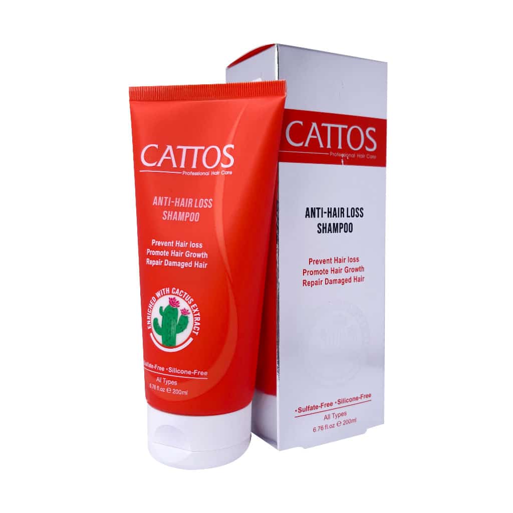 شامپو ضد ریزش و تقویت کننده مو کاتوس مناسب انواع موها | Cattos Anti-Hair Loss Shampoo All Hair Types