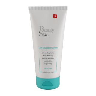 لوسیون بدن مناسب پوست چرب و آکنه دار بیوتی اسکین | Beauty Skin Anti Acne Body Lotion For Oily Skin
