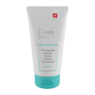 ژل شستشو صورت مناسب پوست چرب اسکین بیوتی | Beauty Skin Facial Cleansing Gel For Oily Skin