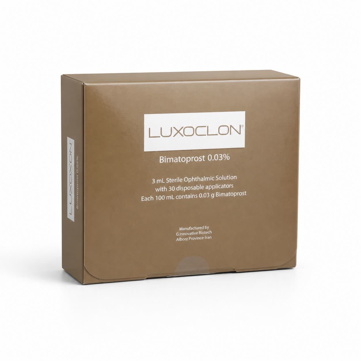 محلول تقویت مژه و ابرو مدل بیماتوپروست 3 درصد لوکسوکلون | Luxoclon Bimatoprost 0.03