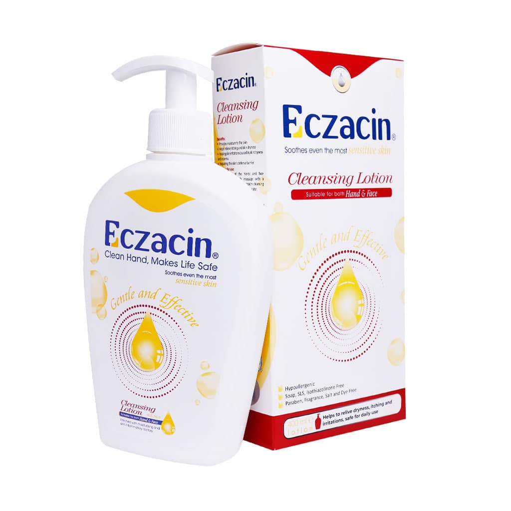 لوسیون شوینده دست و صورت هولیستیکا اگزاسین | Eczacin Cleansing Hand & Face Lotion