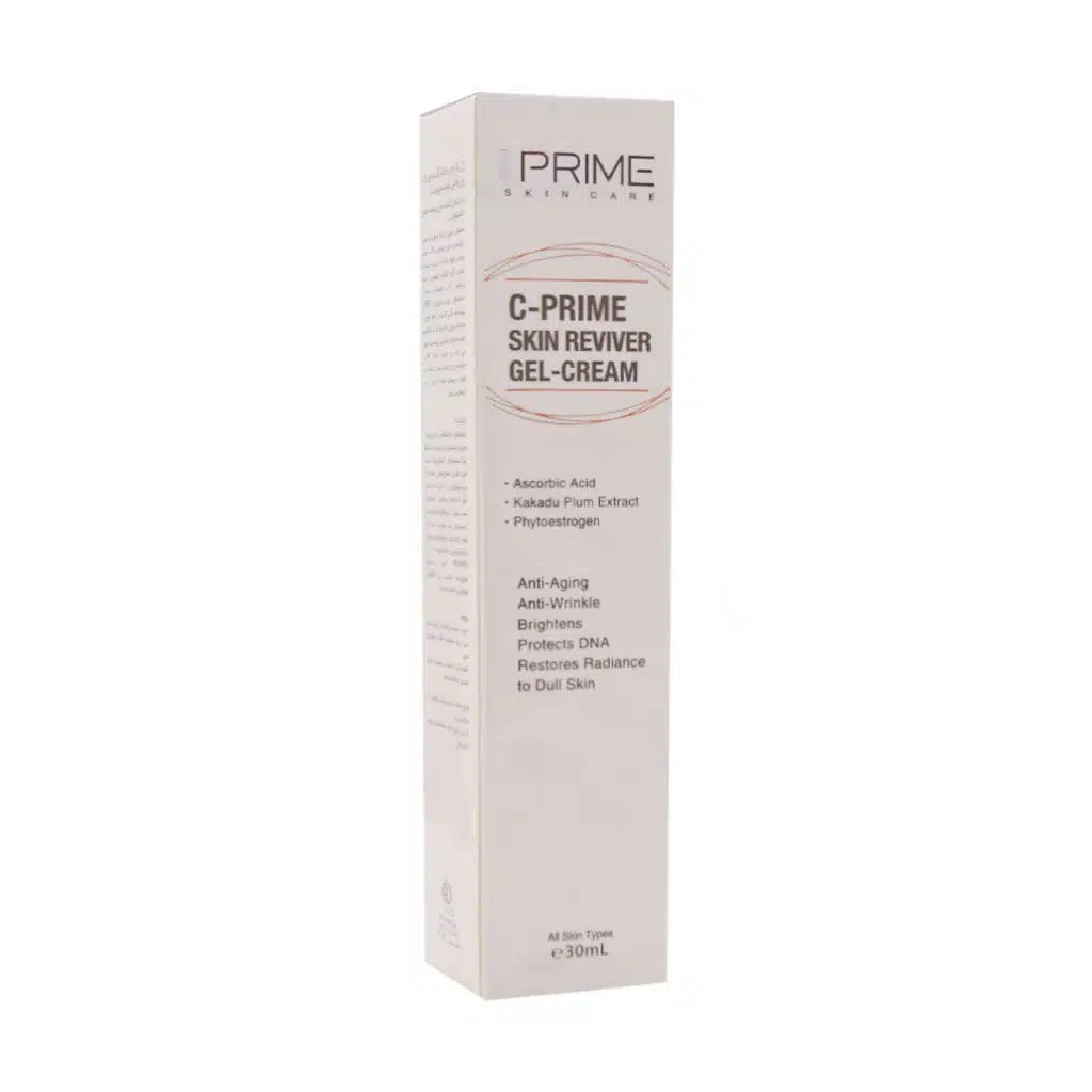 ژل کرم ضد چروک و روشن کننده سی پرایم | Prime C-Prime Invisible Skin Reviver Gel