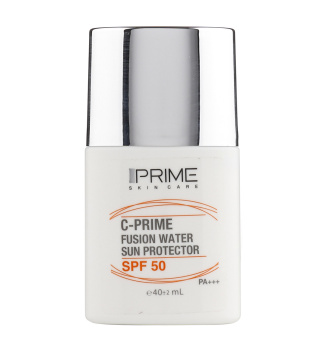 فلوئید ضد آفتاب مدل فیوژن واتر حاوی ویتامین سی با SPF50 پرایم | Prime Spf 50 Fusion Water Sun Protector