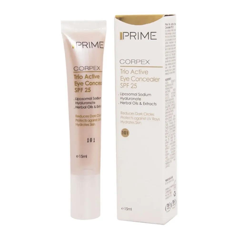 کانسیلر دور چشم با SPF25 پرایم | prime spf 25 trio active eye concealer