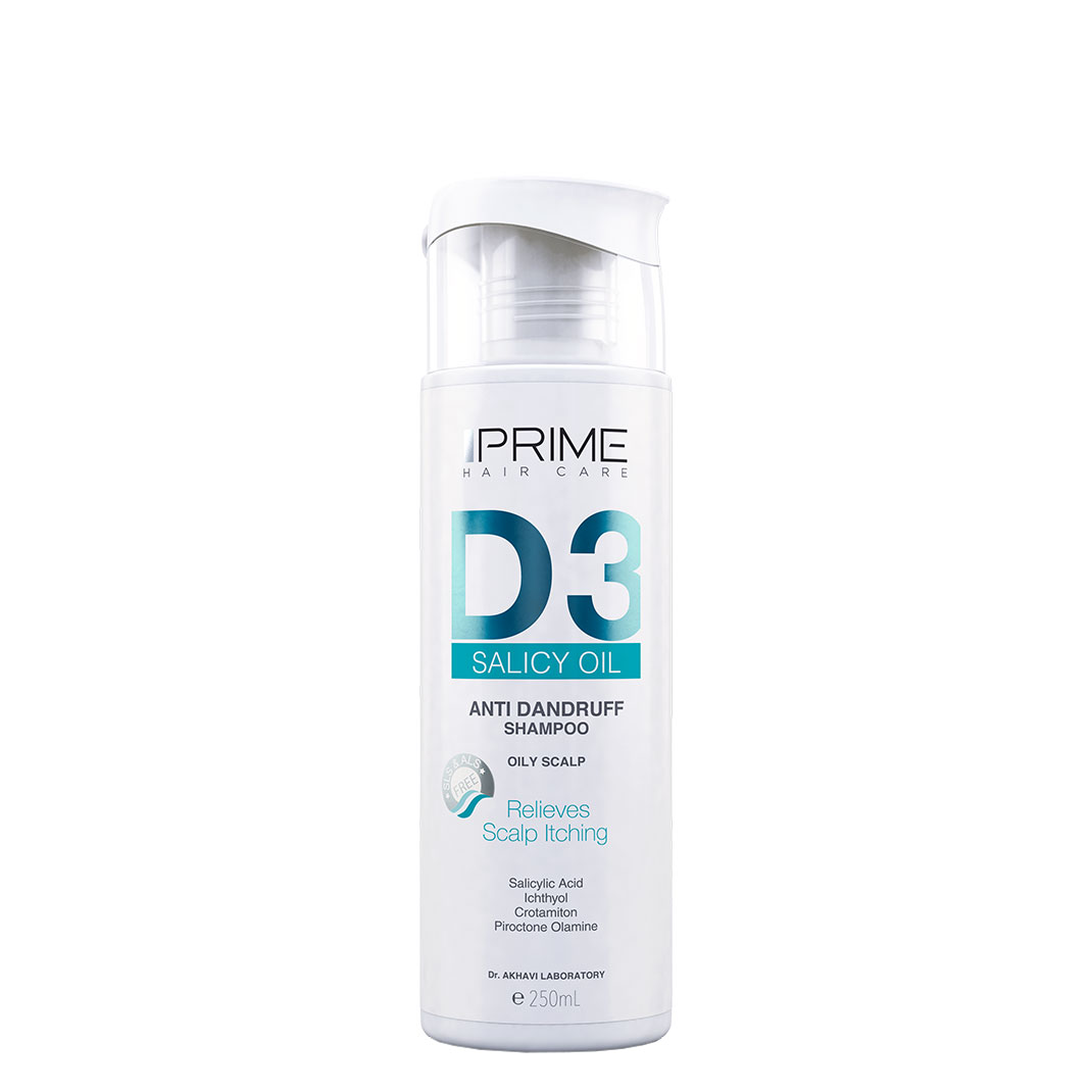 شامپو D3 ضدشوره پوست سرچرب پرایم | Prime Anti-Dandruff Shampoo (Salicy Oil)