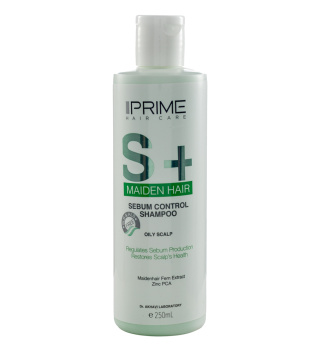 شامپو کنترل کننده چربی مدل بیوبا اس پلاس پرایم | Prime S Maiden Hair Sebum Control Shampoo