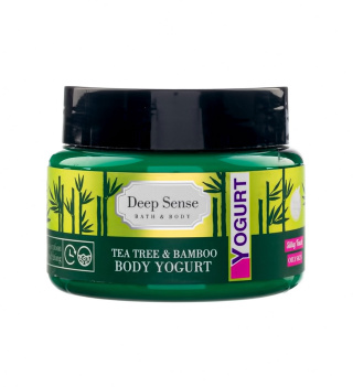 کرم ژل آبرسان بدن بامبو و درخت چای مناسب پوست چرب دیپ سنس | Deep Sense Bambo And Tea Tree Body Youghort For All Type Of Skins