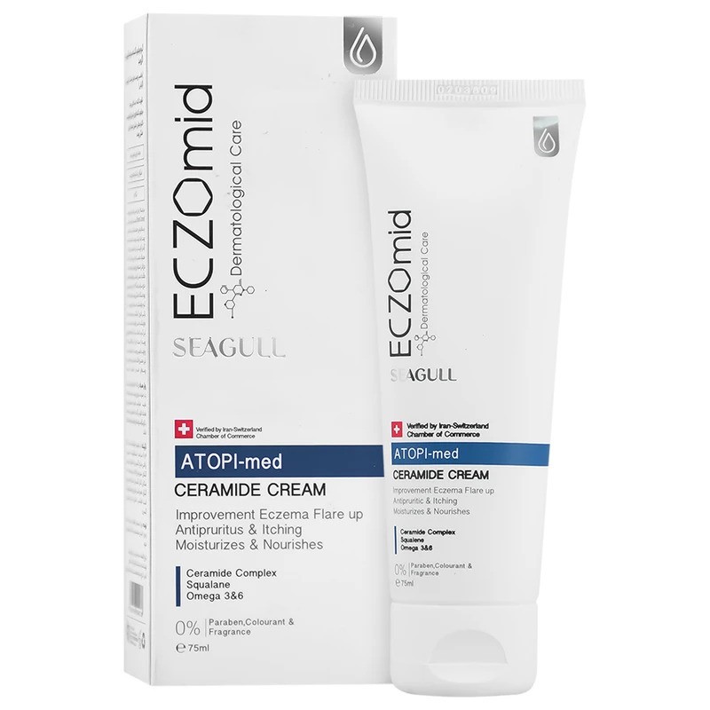 کرم مرطوب کننده سرامید آتوپی مد اگزومید سی گل | Seagull Eczomid ATOPImed Ceramide Cream