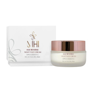 کرم شب جوانساز و ضد چروک صورت مدل Age Reverse مناسب پوست های خشک ام اچ آی | MHI Age Reverse Night Face Cream