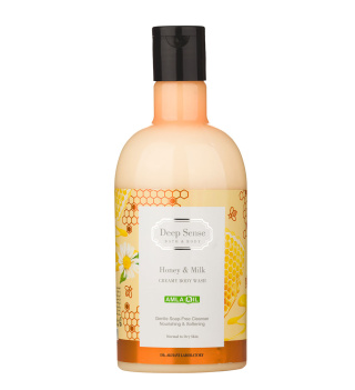 شامپو بدن کرمی شیر و عسل مناسب پوست خشک و نرمال دیپ سنس | Deep Sense Honey And Milk Creamy Body Wash