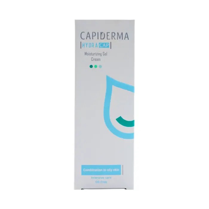 ژل کرم آبرسان پوست چرب کپیدرما |  Capiderma Moisturizing Gel Cream