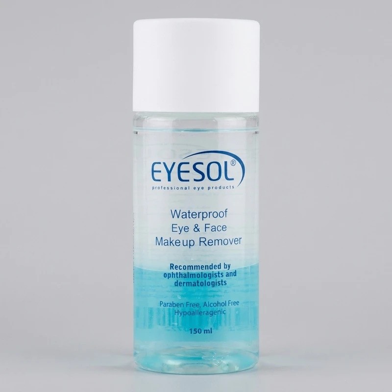 مایع پاک کننده تخصصی آرایش دوفاز آیسول | Eyesol Waterproof Eye And Face Makeup Remover