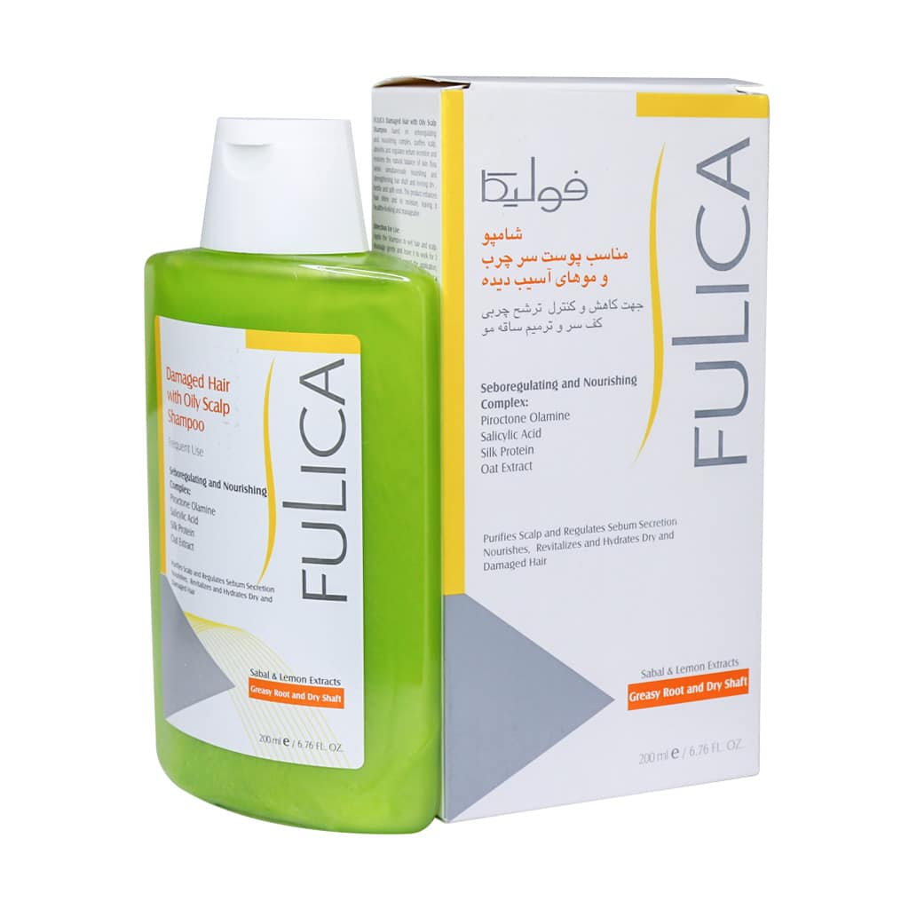شامپو پوست سر چرب و موهای آسیب دیده فولیکا | Fulica Damaged Hair With Oily Scalp Shampoo